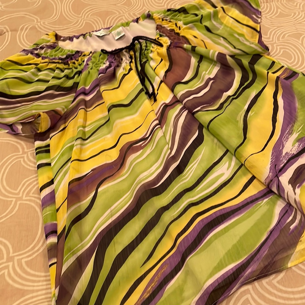 Laura Ashley Multicolor Striped Top